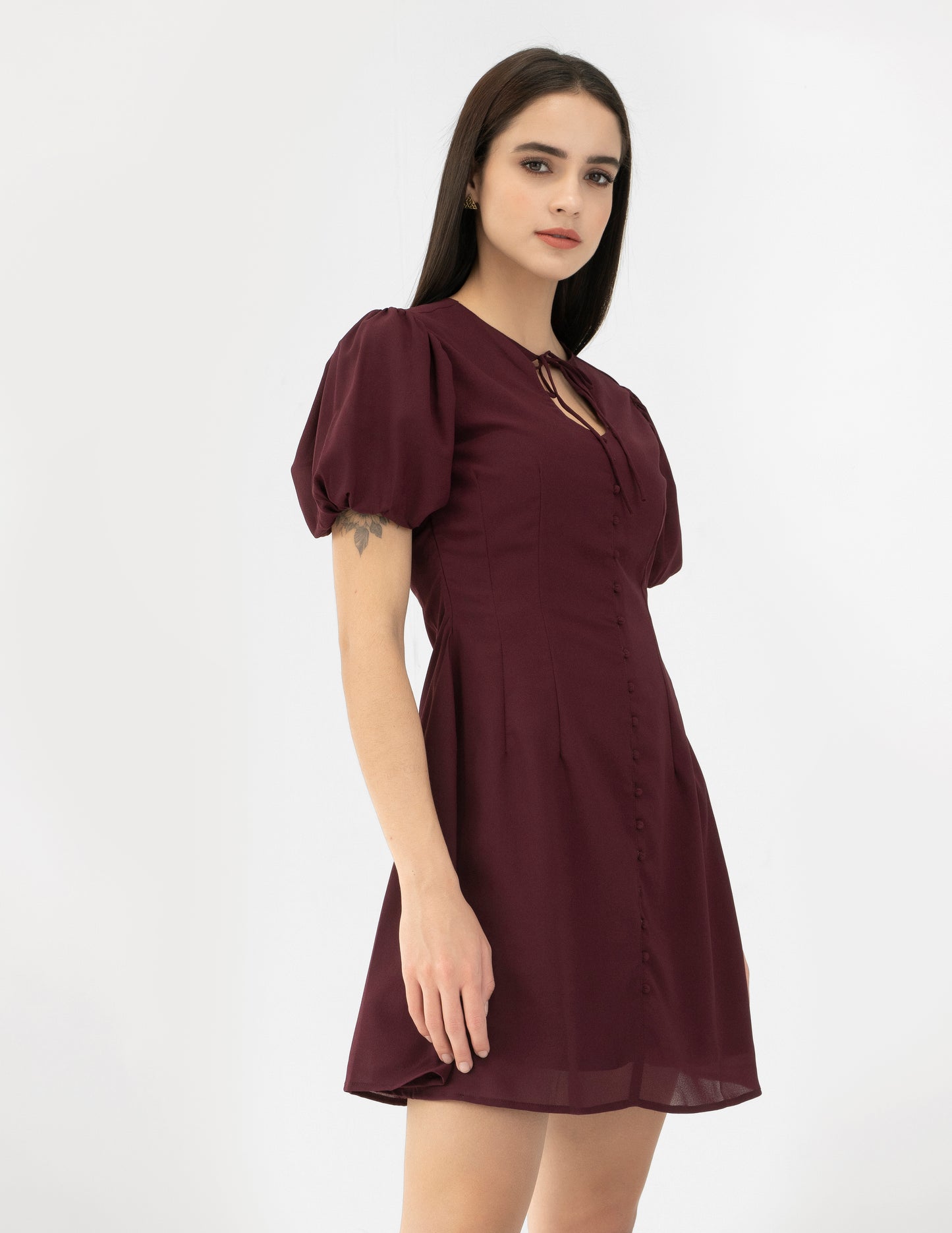 MELINA PUFFED & FLARED DRESS – ClosetHook.com
